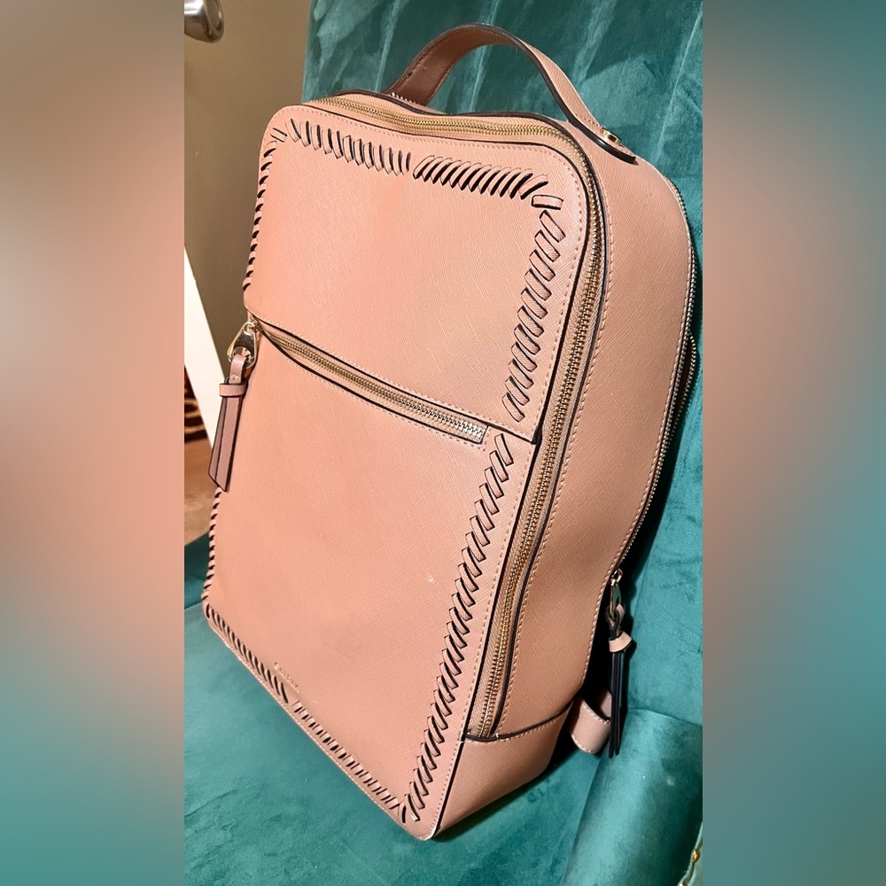 Calpak Caramel Backpack with Stitch Detail-EXCELLENT CONDITION! - Picture 3 of 16